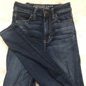 High waisted (rise) AE skinny jeans